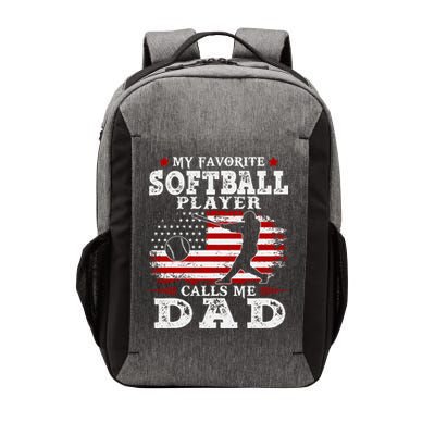 Softball Player Calls Me Dad Vector Backpack