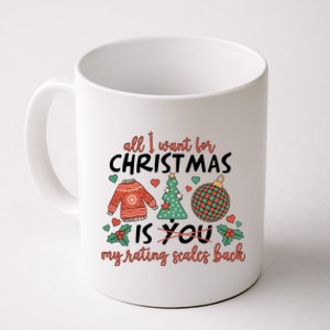 School Psychologist Christmas Rating Scales Coffee Mug