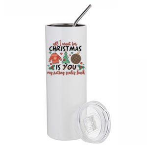 School Psychologist Christmas Rating Scales Stainless Steel Tumbler