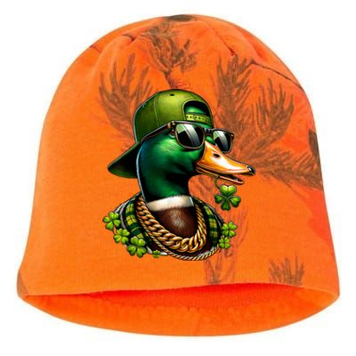 Saint Patricks Call Me Lucky Mallard Duck St PatrickS Day Kati - Camo Knit Beanie