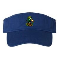 Saint Patricks Call Me Lucky Mallard Duck St PatrickS Day Valucap Bio-Washed Visor