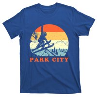 Ski Park City Utah Vintage Snow Skiing Vacation Gift T-Shirt