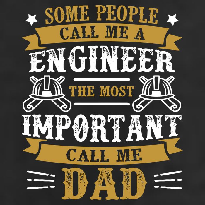 Some People Call Me A Engineer The Most Important Call Me Dad Gifts Golf Towel