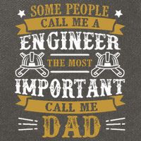 Some People Call Me A Engineer The Most Important Call Me Dad Gifts Cotton Canvas Backpack