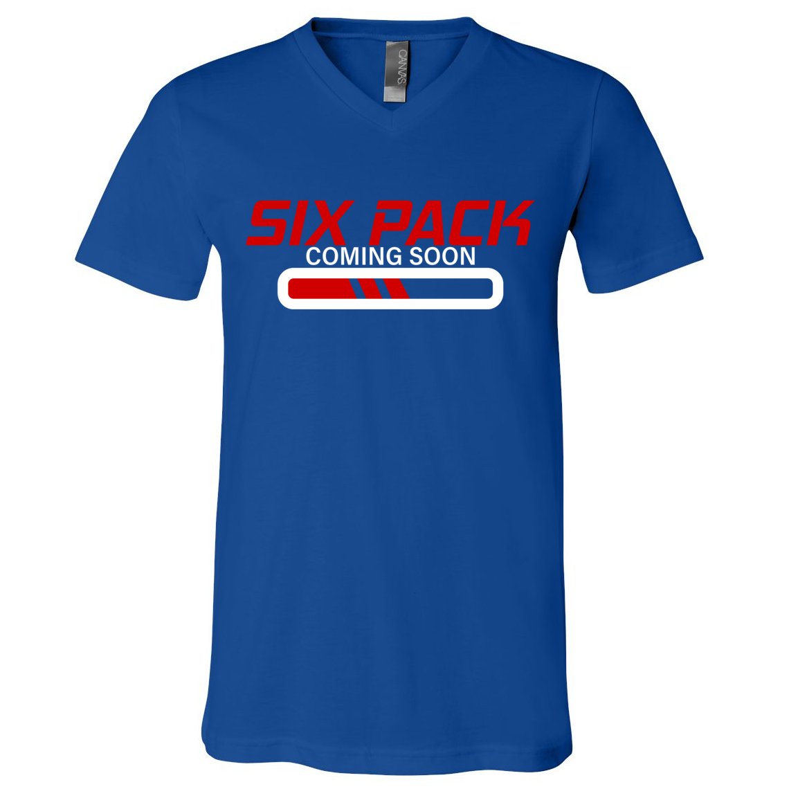 Six Pack Coming Soon Gift V-Neck T-Shirt