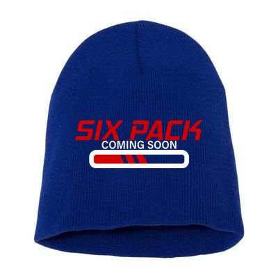 Six Pack Coming Soon Gift Short Acrylic Beanie