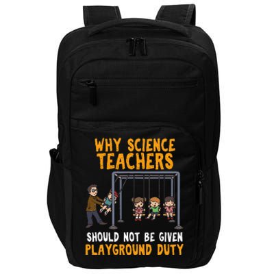 Science Physicist Chemist Teacher Vintage Impact Tech Backpack