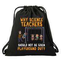 Science Physicist Chemist Teacher Vintage Drawstring Bag