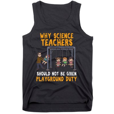 Science Physicist Chemist Teacher Vintage Tank Top