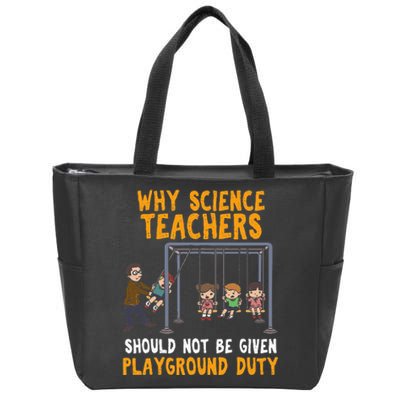 Science Physicist Chemist Teacher Vintage Zip Tote Bag