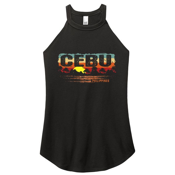 Sunset Philippines Cebu Women's Perfect Tri Rocker Tank