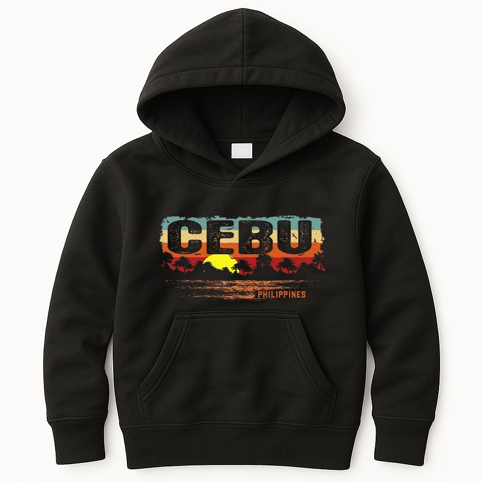 Sunset Philippines Cebu Kids Hoodie