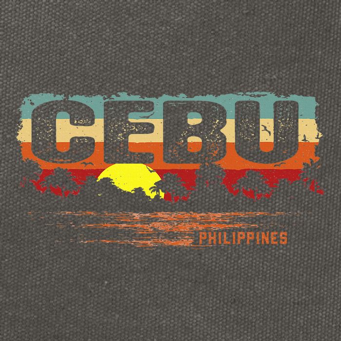 Sunset Philippines Cebu Cotton Canvas Backpack