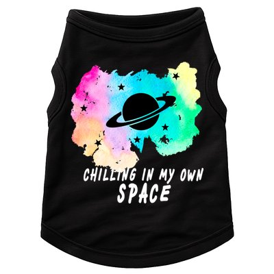 Space Planets Celestial UFO Universe Galaxy Stars Saturn Sky Doggie Tank