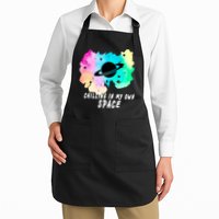 Space Planets Celestial UFO Universe Galaxy Stars Saturn Sky Apron