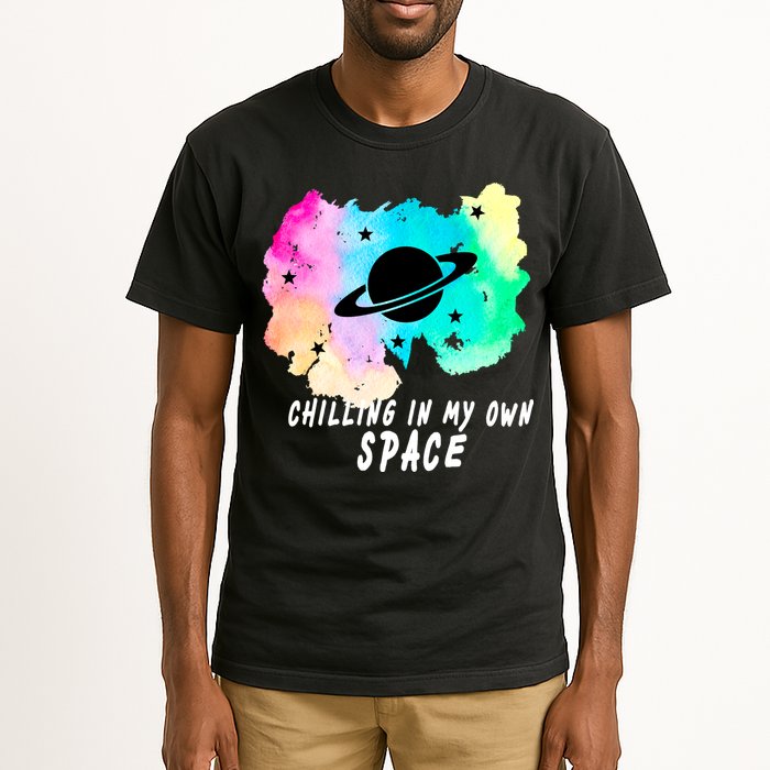 Space Planets Celestial UFO Universe Galaxy Stars Saturn Sky Tall T-Shirt