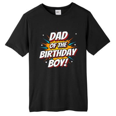 Superhero Party - Comics Birthday - Dad of Birthday Boy Tall Fusion ChromaSoft Performance T-Shirt