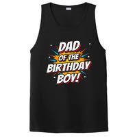 Superhero Party - Comics Birthday - Dad of Birthday Boy PosiCharge Competitor Tank