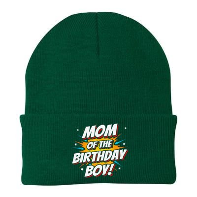 Superhero Party - Comics Birthday - Mom of Birthday Boy Knit Cap Winter Beanie