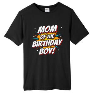 Superhero Party - Comics Birthday - Mom of Birthday Boy Tall Fusion ChromaSoft Performance T-Shirt