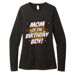 Superhero Party - Comics Birthday - Mom of Birthday Boy Womens CVC Long Sleeve Shirt