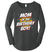 Superhero Party - Comics Birthday - Mom of Birthday Boy Women's Perfect Tri Tunic Long Sleeve Shirt