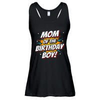 Superhero Party - Comics Birthday - Mom of Birthday Boy Ladies Essential Flowy Tank