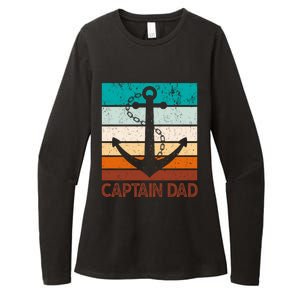 Super Papa Captain Dad Fathers Day Son Daughter Dad Gift Womens CVC Long Sleeve Shirt