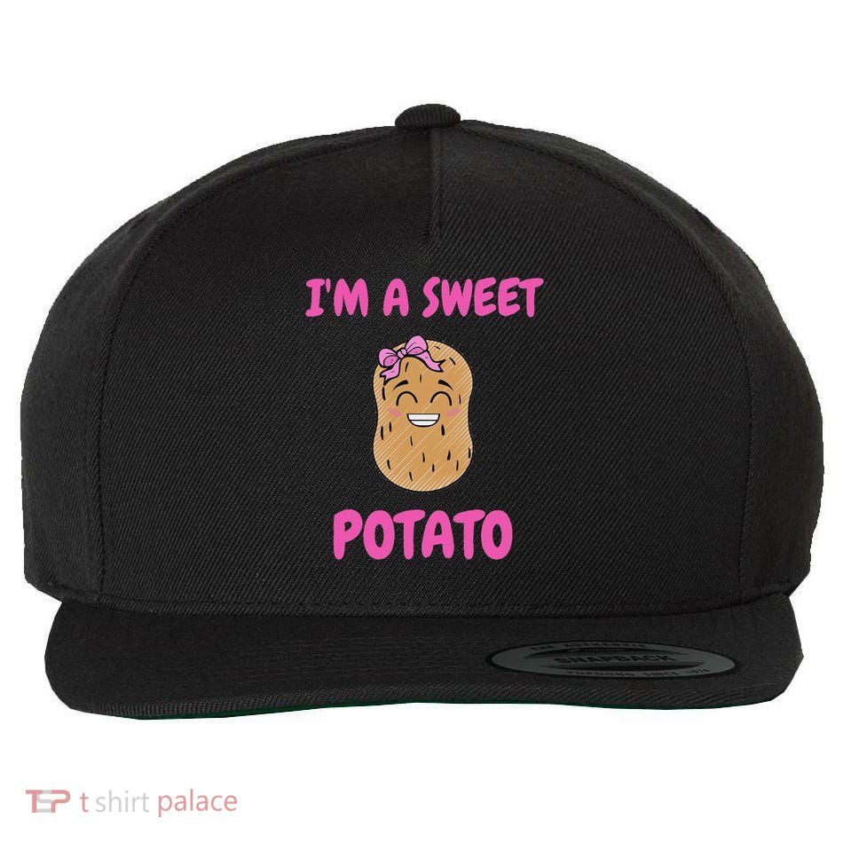 Sweet Potato Cute Daughter Veggy Vegetable Wool Snapback Cap