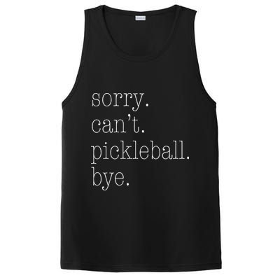 Sorry Pickleball Cant. Funny Pickleball PosiCharge Competitor Tank