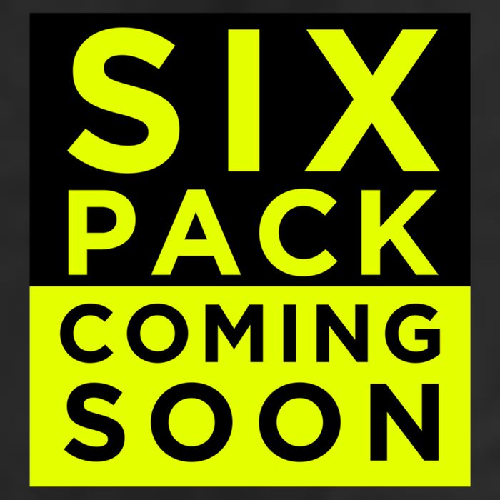 Six Pack Coming Soon Funny Abdominal Muscles Movie Preview Gift 7 Panel Mesh Trucker Snapback Hat