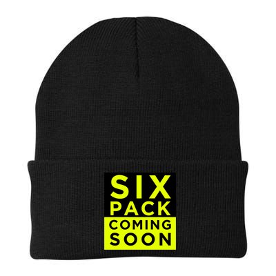 Six Pack Coming Soon Funny Abdominal Muscles Movie Preview Gift Beanie