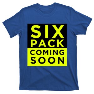 Six Pack Coming Soon Funny Abdominal Muscles Movie Preview Gift T-Shirt