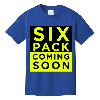 Six Pack Coming Soon Funny Abdominal Muscles Movie Preview Gift Kids T-Shirt