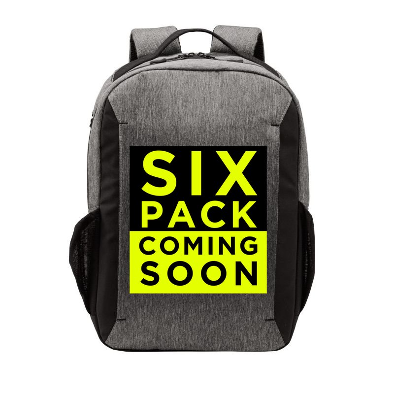 Six Pack Coming Soon Funny Abdominal Muscles Movie Preview Gift Vector Backpack