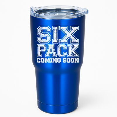 Six Pack Coming Soon Funny Passive Sport Gym Motivation Gift Tumbler