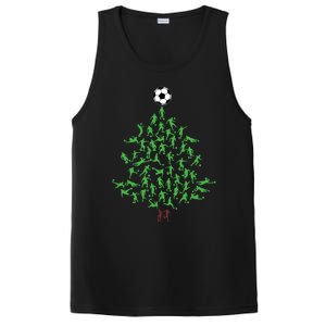 Soccer Player Christmas Tree Xmas Gift PosiCharge Competitor Tank