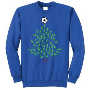 Soccer Player Christmas Tree Xmas Gift Sweatshirt