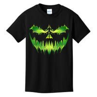 Scary Pumpkin Costume Funny Halloween Kids T-Shirt