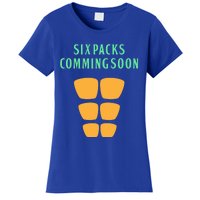 Six Pack Coming Soon Gift For Guys And Gals Cool Gift Women's T-Shirt