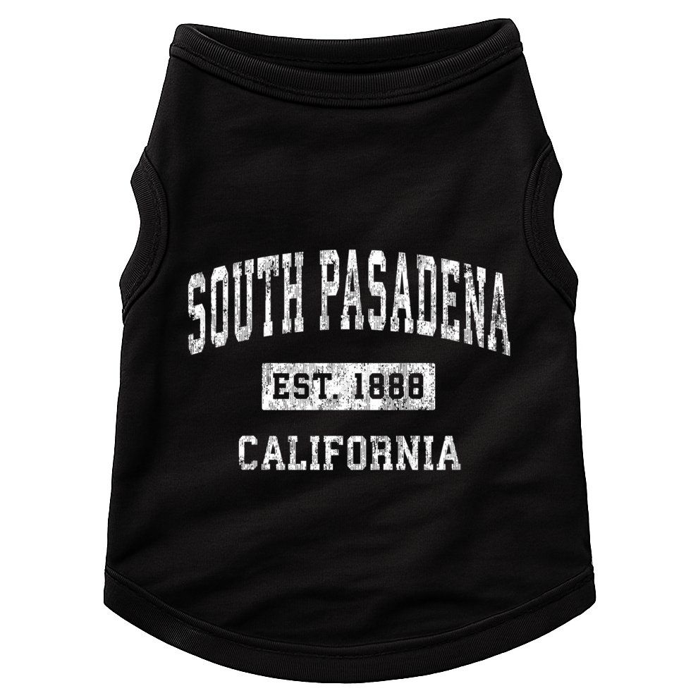 South Pasadena California Ca Vintage Sports Doggie Tank