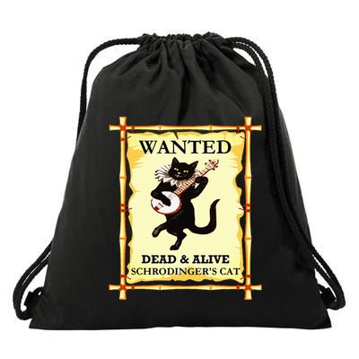 SchrodingerS Physics Cat Quantum Physicist Drawstring Bag
