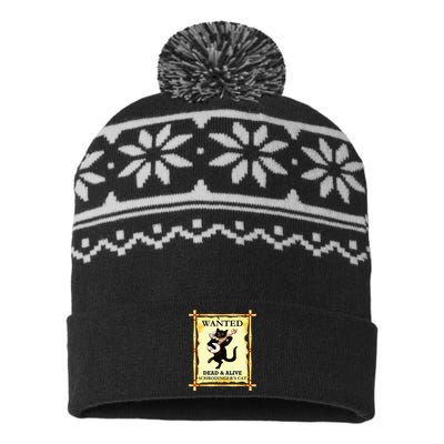 SchrodingerS Physics Cat Quantum Physicist USA-Made Snowflake Beanie