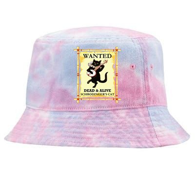 SchrodingerS Physics Cat Quantum Physicist Tie-Dyed Bucket Hat