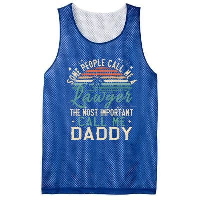 Some People Call Me A Lawyer Funny Retro Lawyer Daddy Gift Mesh Reversible Basketball Jersey Tank