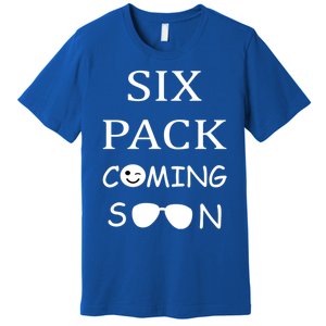 Six Pack Coming Soon Funny Abs Cute Gift Premium T-Shirt