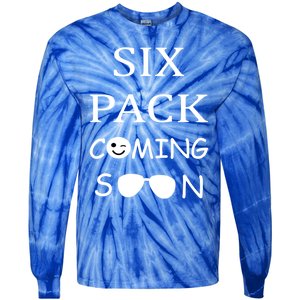 Six Pack Coming Soon Funny Abs Cute Gift Tie-Dye Long Sleeve Shirt