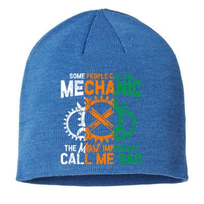 Some People Call Me Mechanic The Most Important Call Me Dad Gift Sustainable Beanie