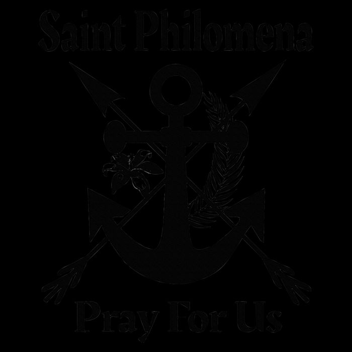 Saint Philomena Catholic St Anchor Image Lily Arrows 16oz Travel Tumbler
