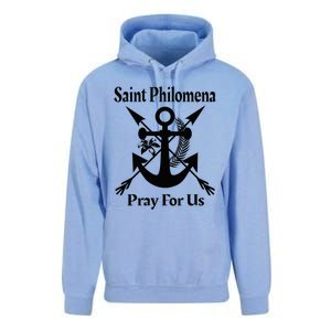 Saint Philomena Catholic St Anchor Image Lily Arrows Unisex Surf Hoodie